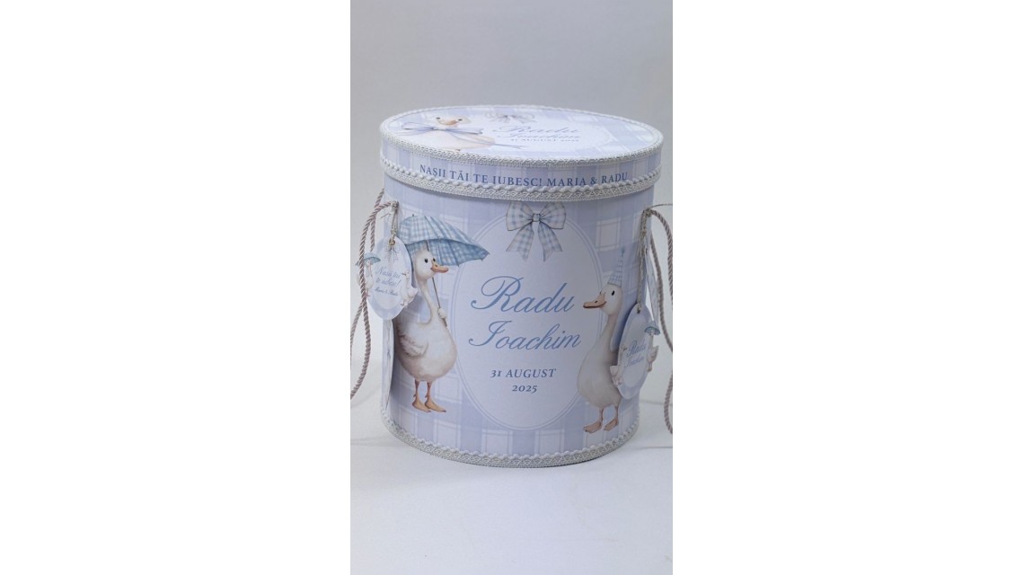 Trusou de botez cu rățuște Silly Goose 9
